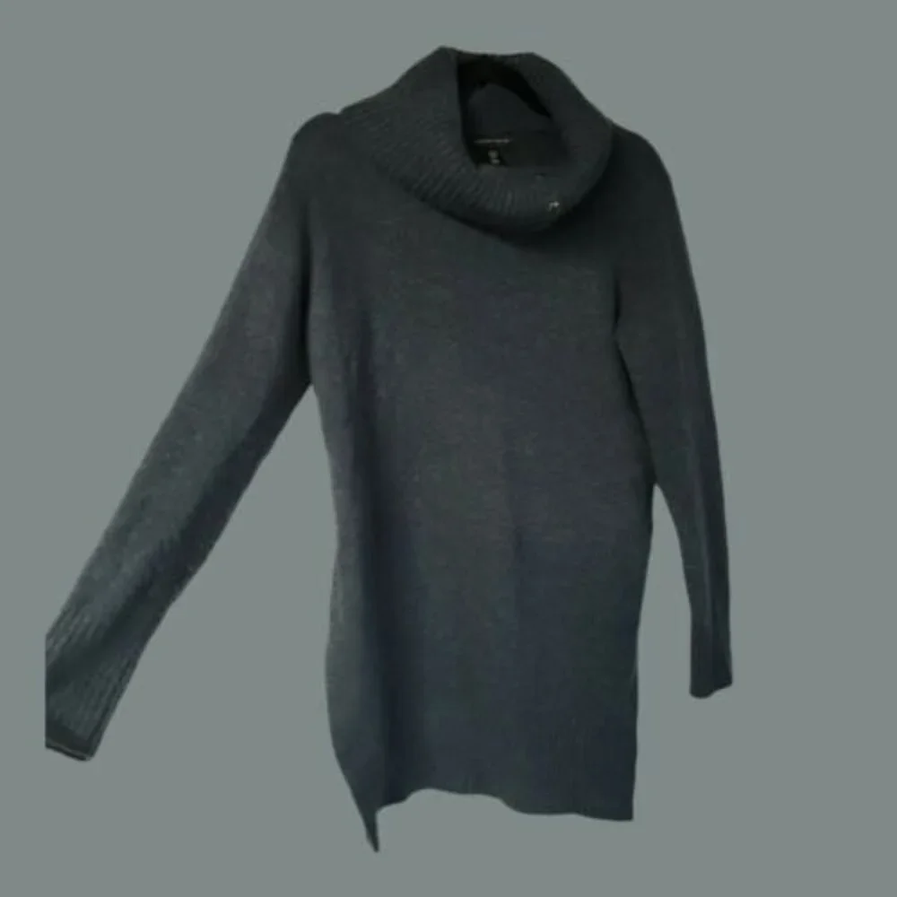 ADRIENNE VITTADINI Sweater Green Tunic Wool Blend‎ MEDIUM